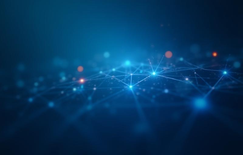 Abstract image representing technology and trust.